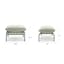 The Sarek Outdoor Sofa x Ottoman Bundle - Gallery View 1 of 6.