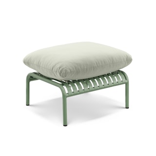 Sarek 29.5" Outdoor Ottoman - Sunbrella® Mint