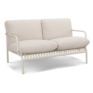 Sarek 59" Outdoor Loveseat - Sunbrella® Linen