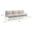 The Sarek Outdoor Sofa x Ottoman Bundle - Gallery View 1 of 6.
