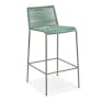 Zina Outdoor Bar Stool - Khaki Green