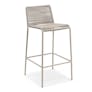 Zina Outdoor Bar Stool - Taupe
