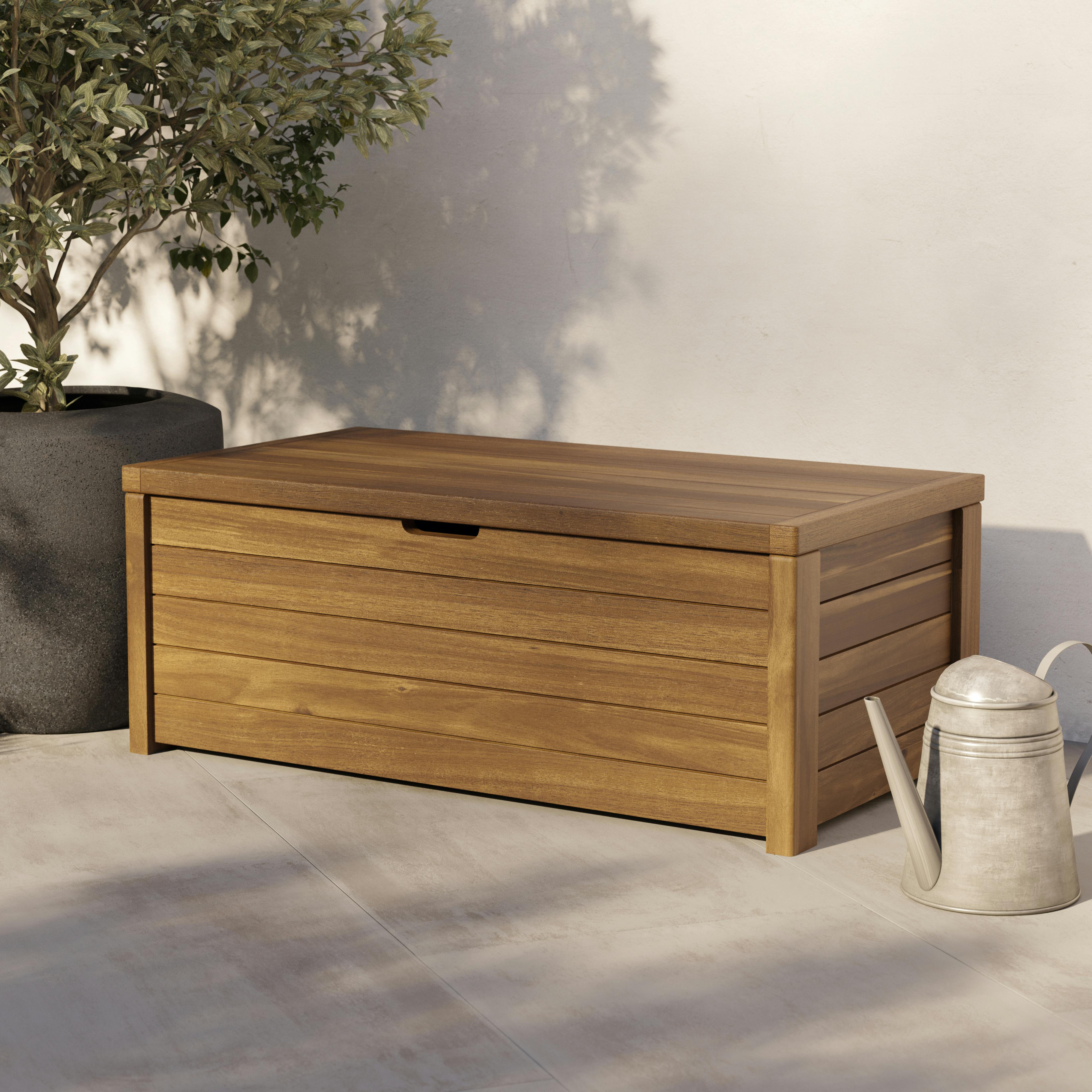 Cove Acacia Outdoor Storage Trunk | Article