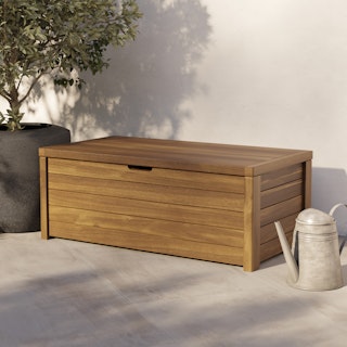 Cove 47" Outdoor Storage Trunk - Acacia