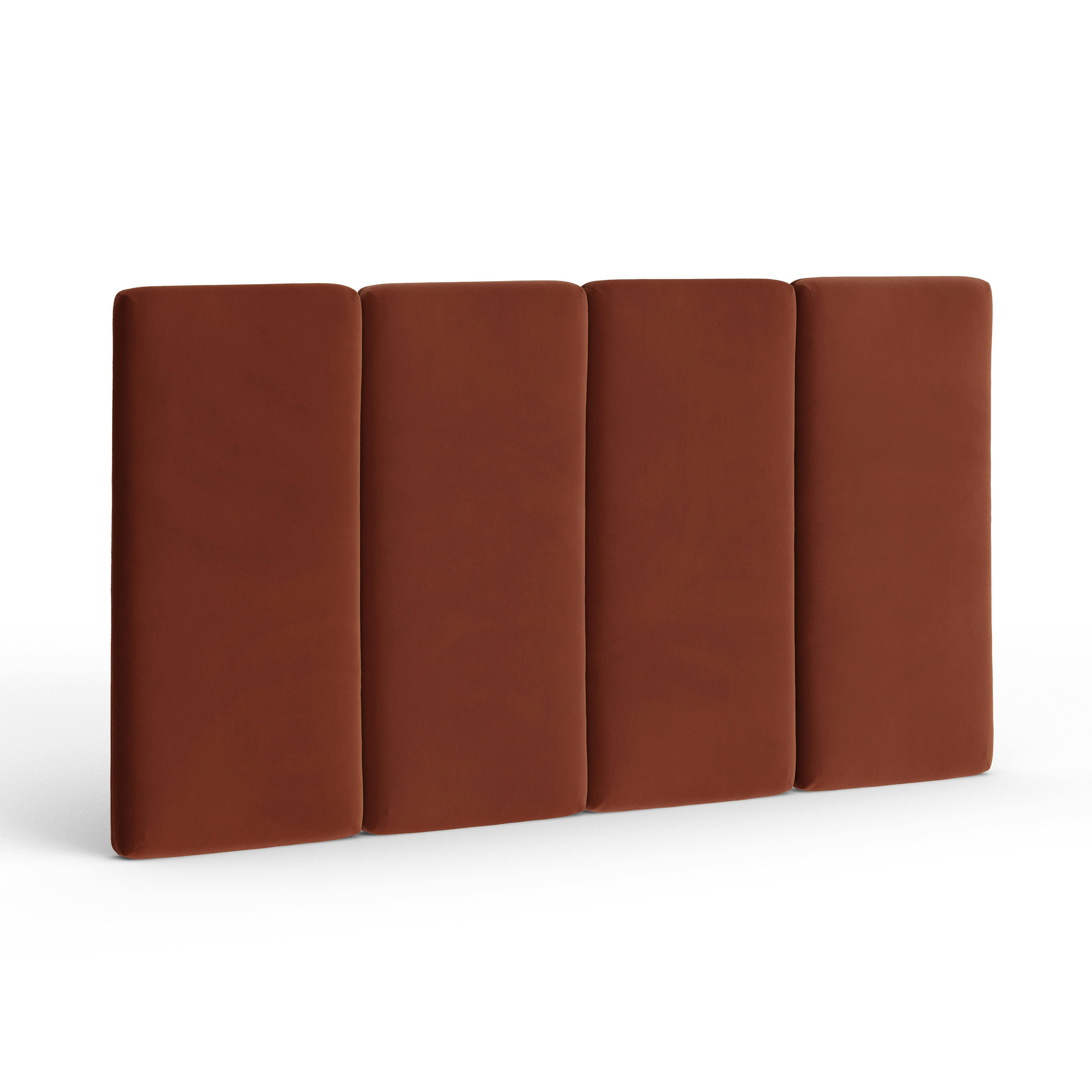 Noel Hale Rust Red Velvet King Wall-Mounted 48