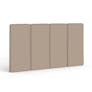 Noel King Headboard - Sandstone Wool Bouclé