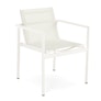 Tola Outdoor Stackable Textilene Dining Armchair - White
