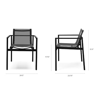 Avalon 90" - 114" Extendable Table x Tola Chair Bundle - Primary View 1 of 9 (Click To Zoom).