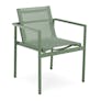 Tola Outdoor Stackable Textilene Dining Armchair - Khaki Green