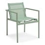 Tola Outdoor Stackable Textilene Dining Armchair - Khaki Green
