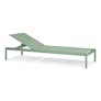 Tola 78" Outdoor Chaise Lounge - Khaki Green