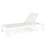 Tola 78" Outdoor Chaise Lounge - White