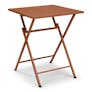 Nina Outdoor Folding Cafe Table - Ochre Brown