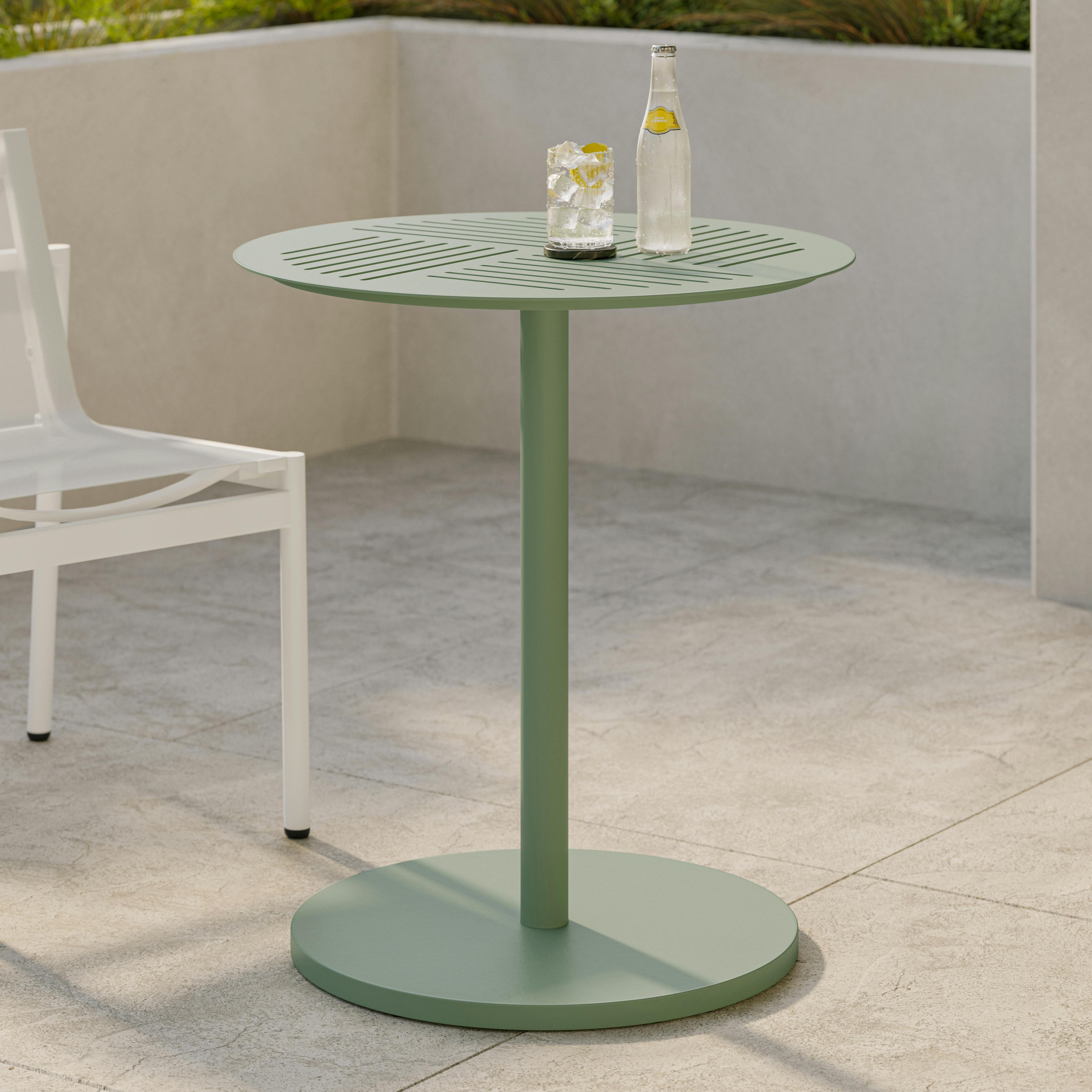 Anders Khaki Green Outdoor Cafe Table | Article