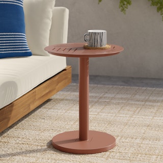 Anders Outdoor Side Table - Ochre Brown
