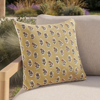 Orvo Outdoor Pillow - Hay Bale