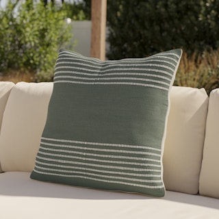 Mika Indoor/Outdoor Pillow - Sea Green