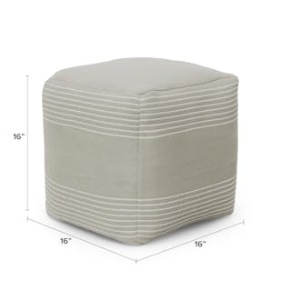 The Mika Pouf x Pillow Bundle - Primary View 1 of 7 (Click To Zoom).