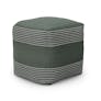 Mika 16" Indoor/Outdoor Pouf - Sea Green
