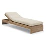 Willa 81" Outdoor Wicker Chaise Lounge - Dravite Ivory