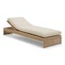 Willa 81" Outdoor Wicker Chaise Lounge - Dravite Ivory