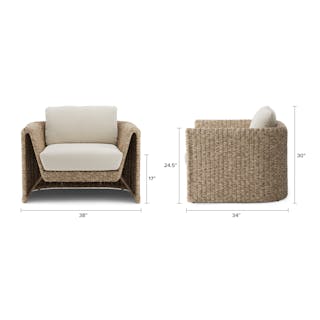 Willa Lounge Chair x Ottoman Bundle - Primary View 1 of 6 (Click To Zoom).