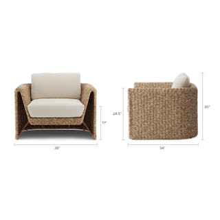 Willa Lounge Chair x Ottoman Bundle - Primary View 1 of 6 (Click To Zoom).