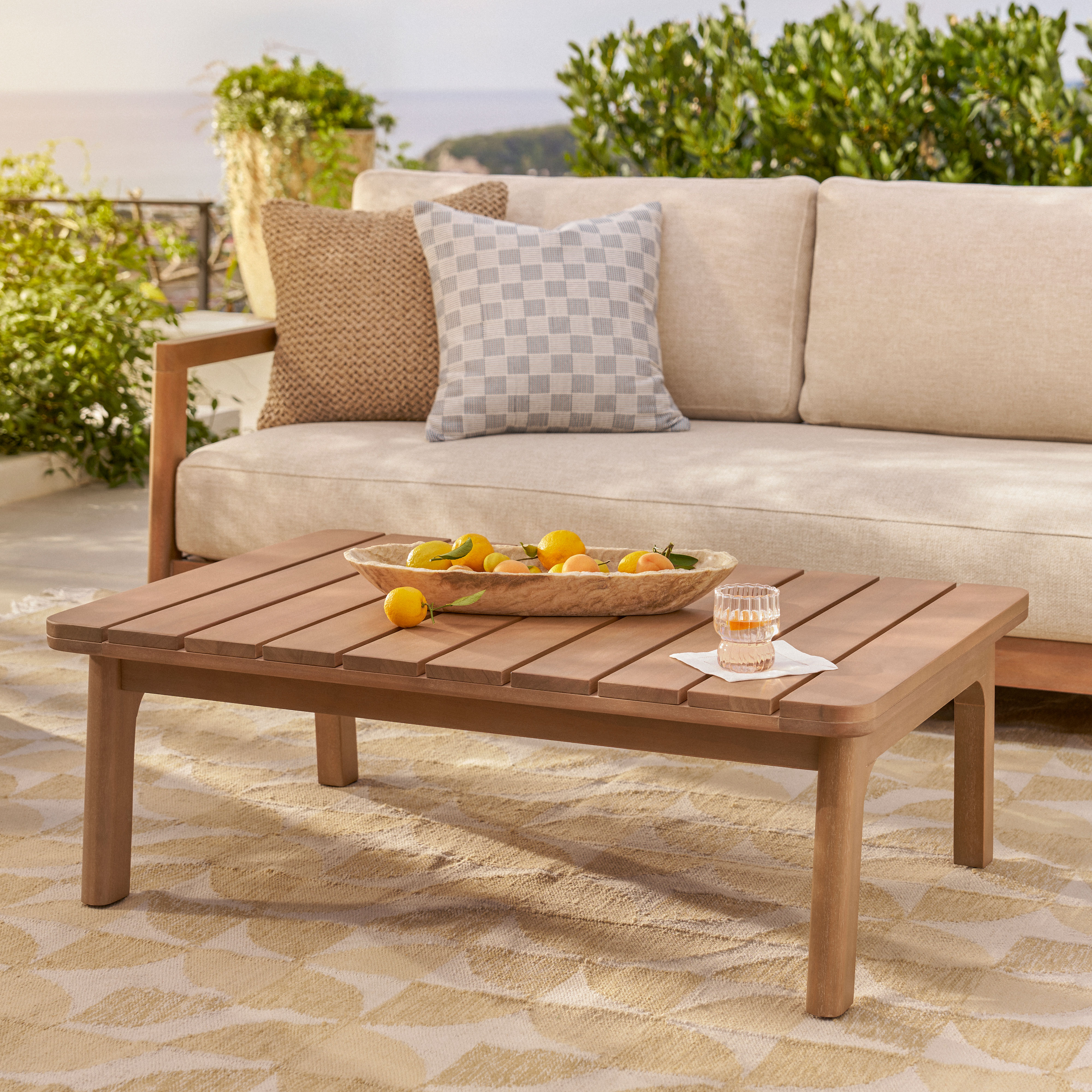 Elise Eucalyptus Outdoor Coffee Table | Article
