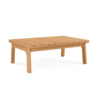 Elise 43" Outdoor Coffee Table - Light Eucalyptus