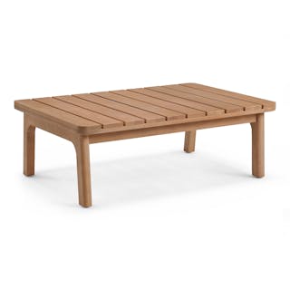 Elise 43" Outdoor Coffee Table - Light Eucalyptus