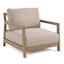 Elise Lounge Chair x Ottoman Bundle - Gallery View 1 of 6.