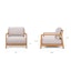 Elise Lounge Chair x Ottoman Bundle - Gallery View 1 of 6.