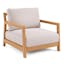 Elise Lounge Chair x Ottoman Bundle - Gallery View 1 of 6.