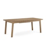 Elise 76.5" - 94.5" Outdoor Extendable Dining Table - Light Eucalyptus