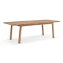 Elise 76.5" - 94.5" Outdoor Extendable Dining Table - Light Eucalyptus
