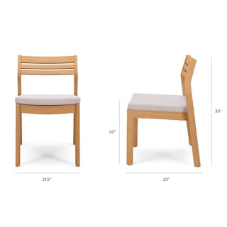 Elise Dining Table x Dining Chair Bundle - Primary View 1 of 9 (Click To Zoom).