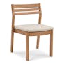 Elise Outdoor Stackable Dining Chair - Basket Beige