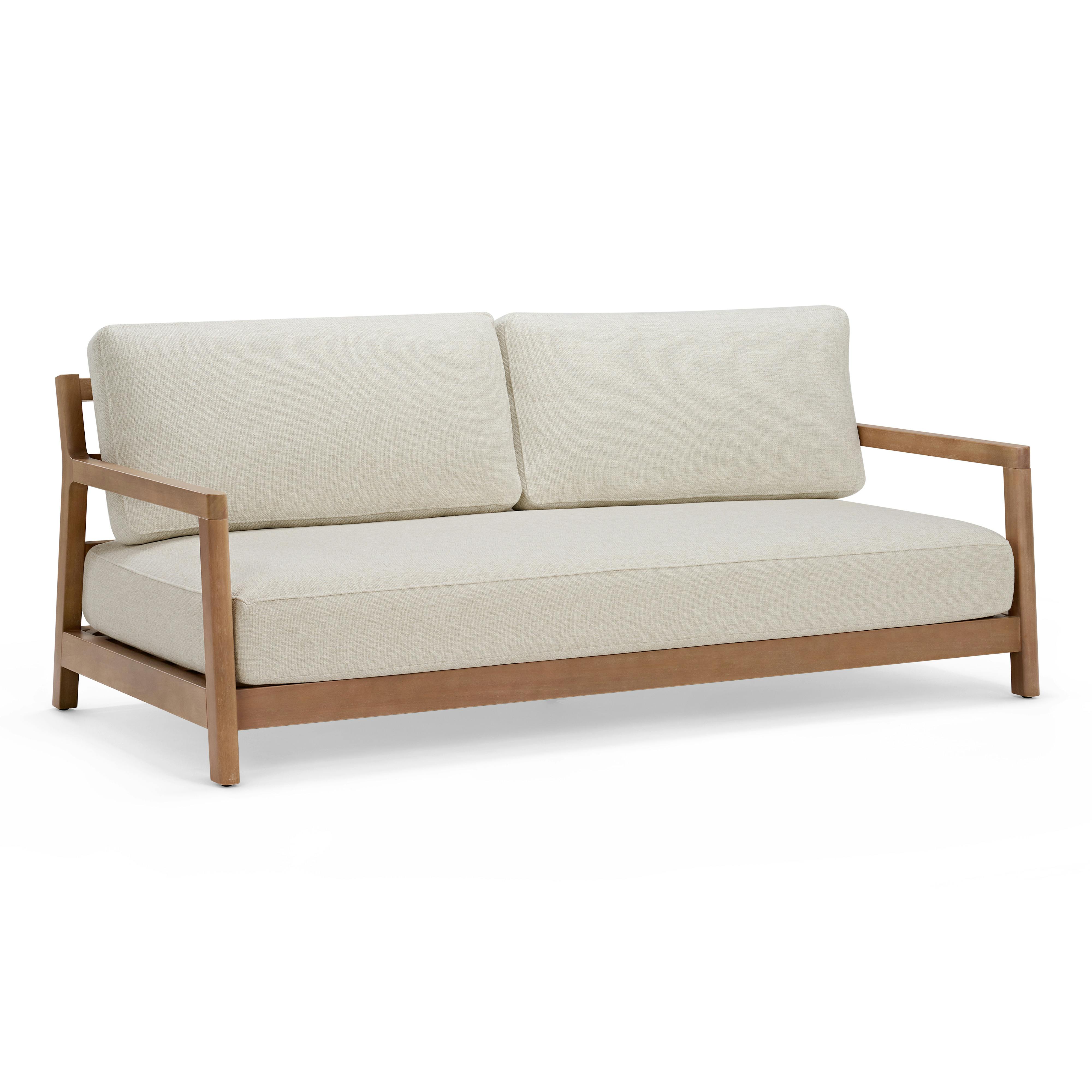 Elise Eucalyptus and Basket Beige Outdoor Sofa | Article