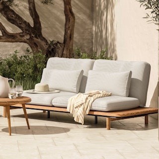 Soren 86.5" Outdoor Sofa - Dravite Gray
