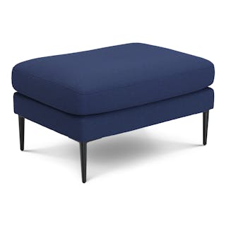 Cillian 33" Ottoman - Ratine Navy
