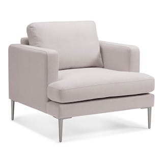 Cillian 36.5" Lounge Chair - Ratine Ivory
