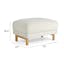 The Nora Lounge Chair x Ottoman x Portima Side Table Bundle - Gallery View 1 of 8.