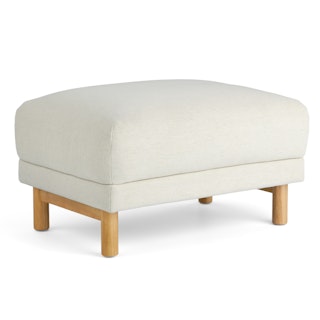 Nora 32" Ottoman - Savoy Ivory