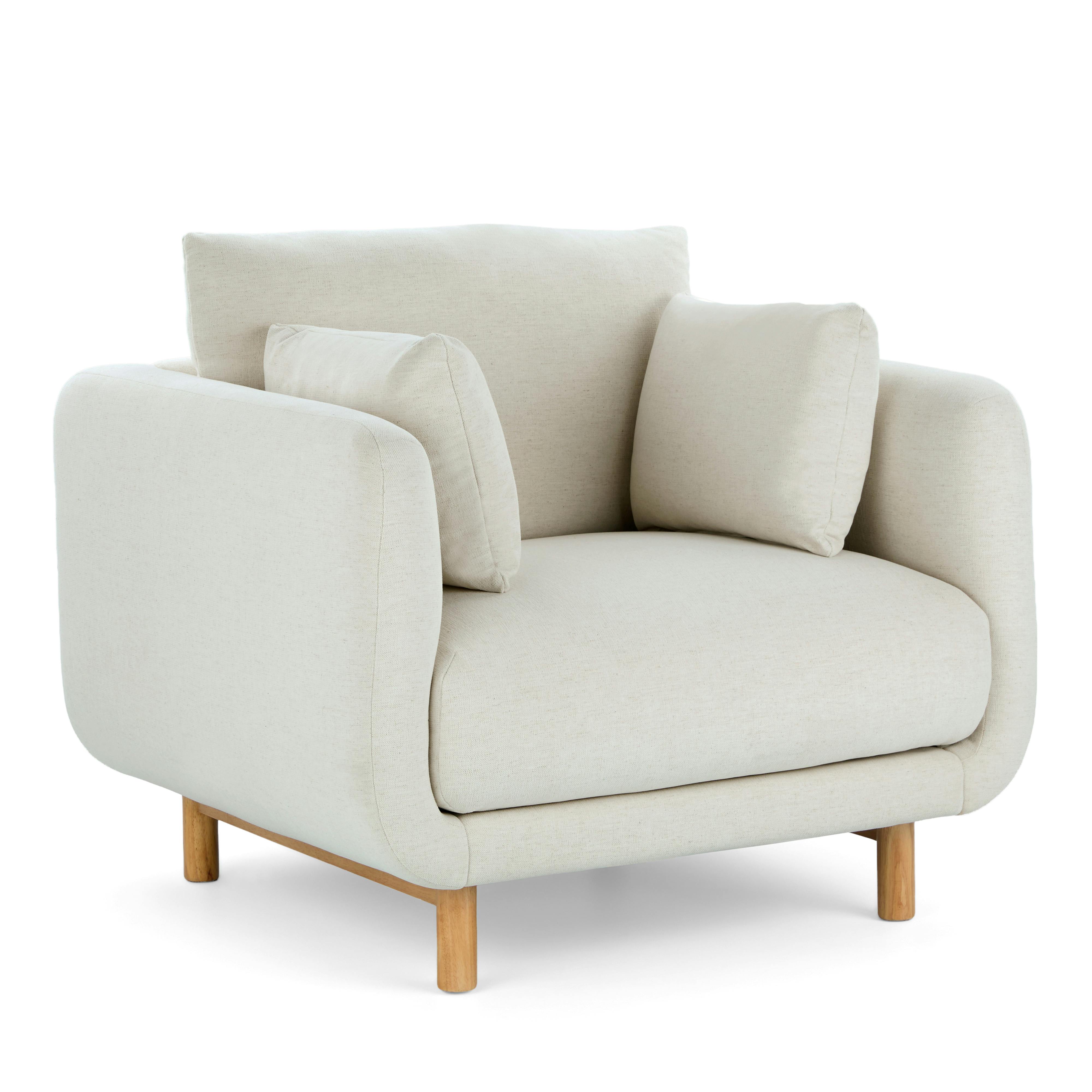 Nora Savoy Ivory Lounge Chair | Article