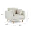 The Nora Lounge Chair x Ottoman x Portima Side Table Bundle - Gallery View 1 of 8.