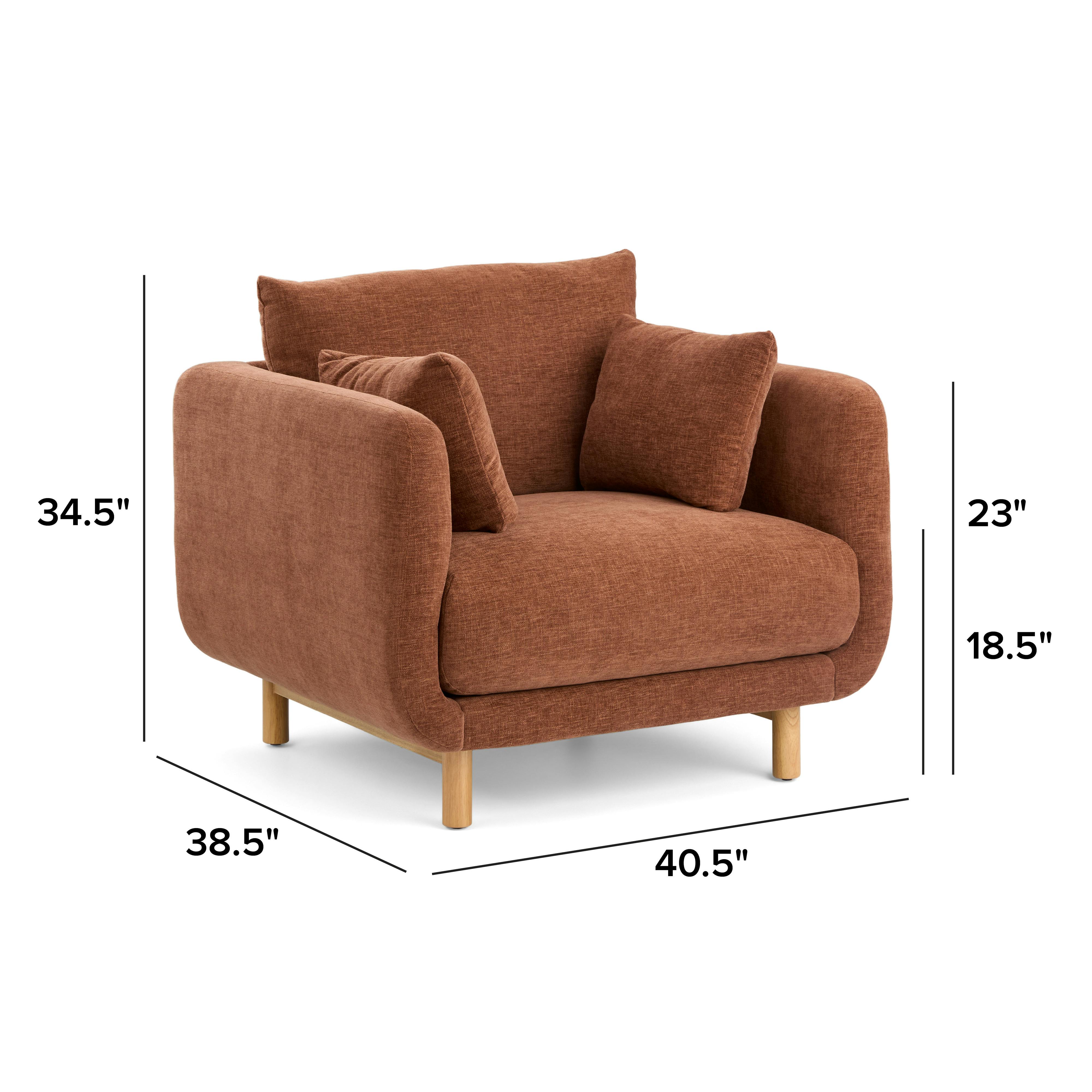 Nora Hestia Caramel Lounge Chair | Article