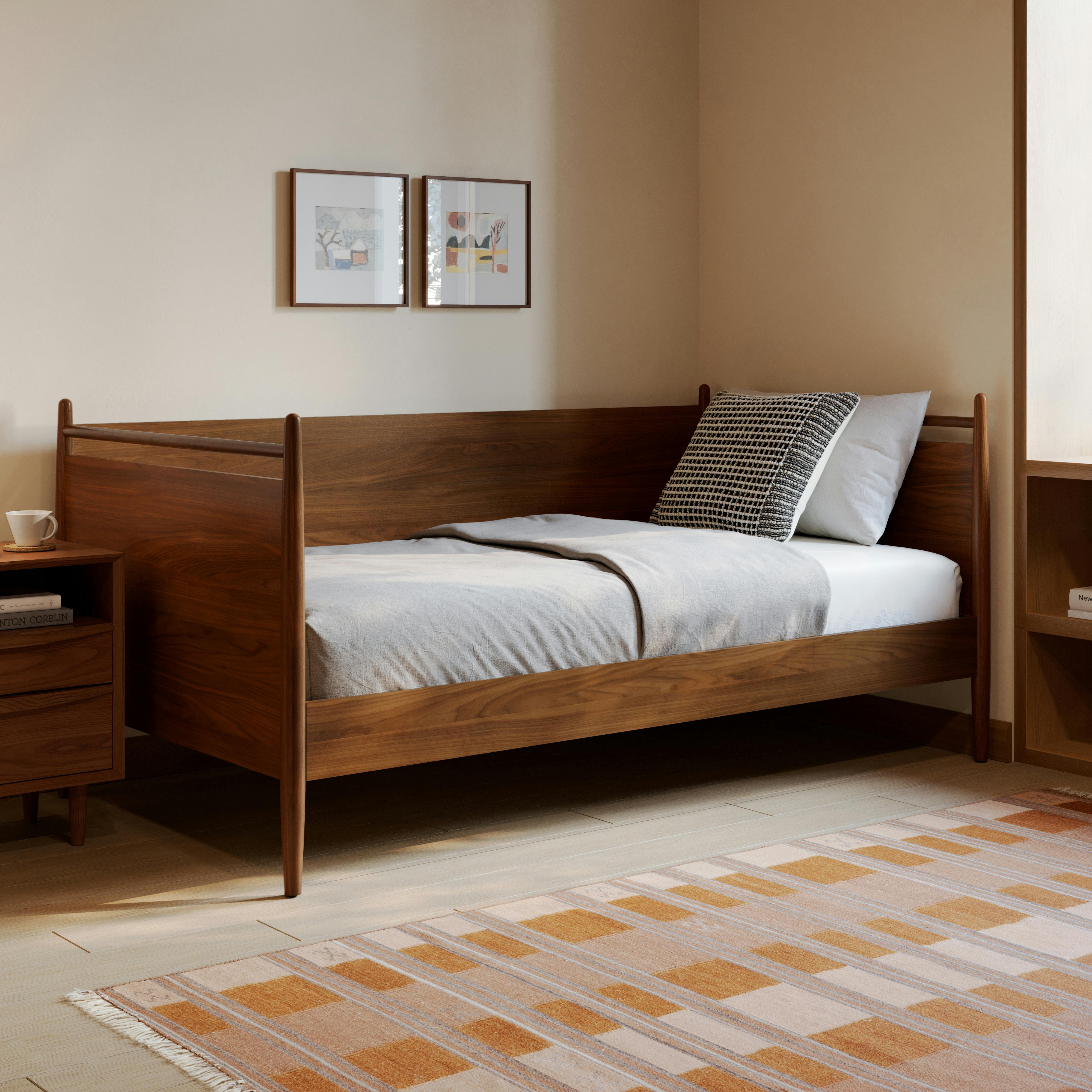 Lenia Walnut Twin Daybed | Article