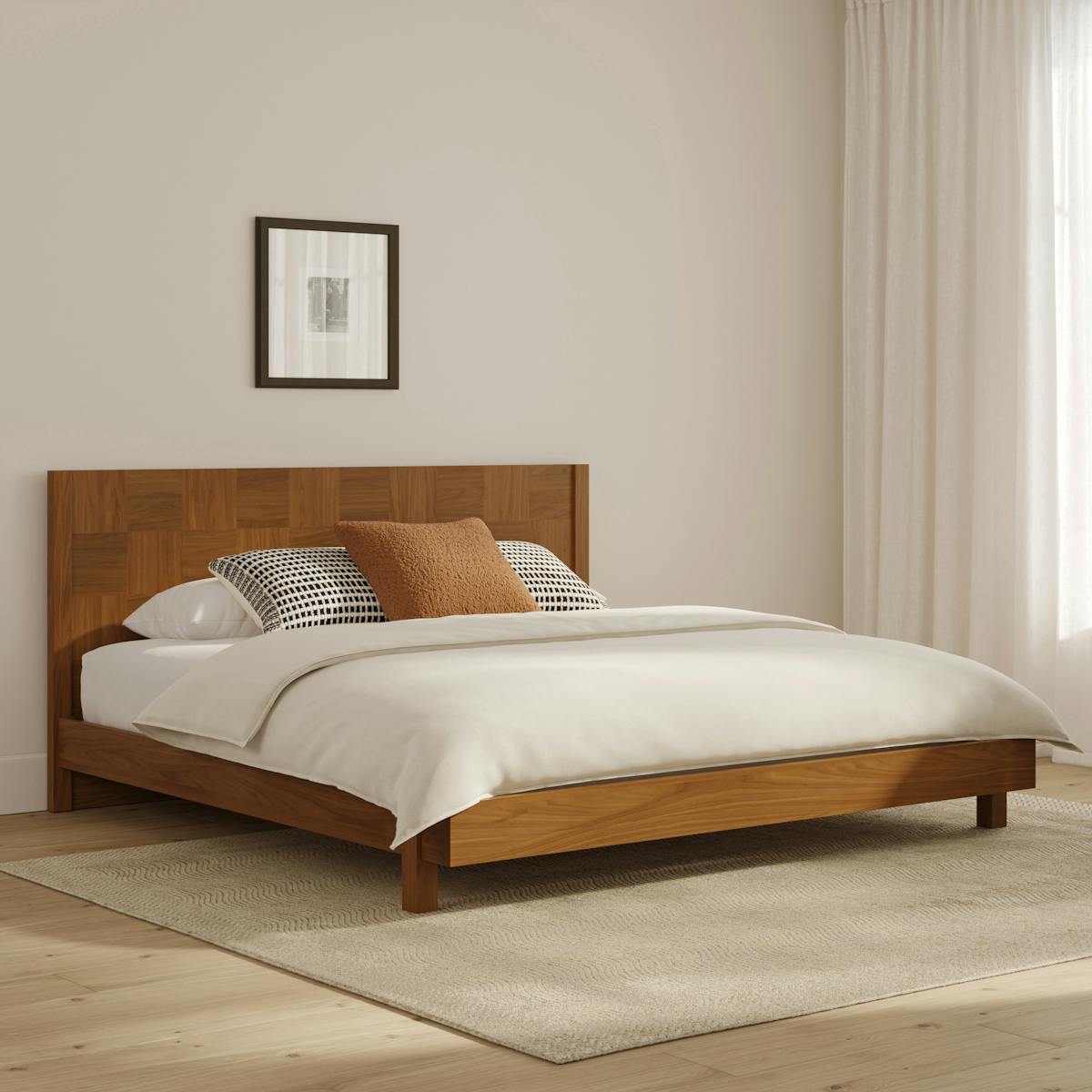 Ayra Walnut Queen Bed | Article