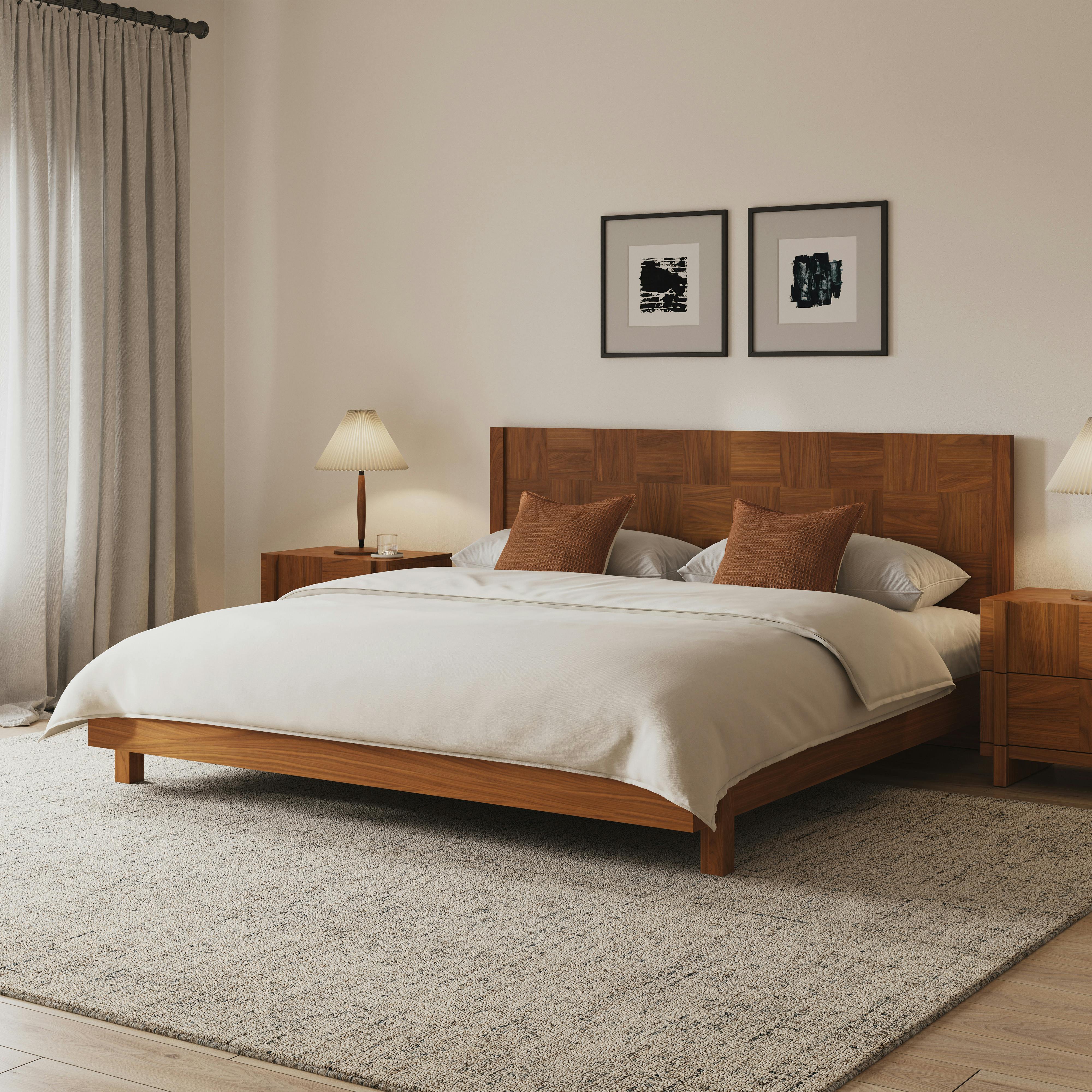 Ayra Walnut King Bed | Article