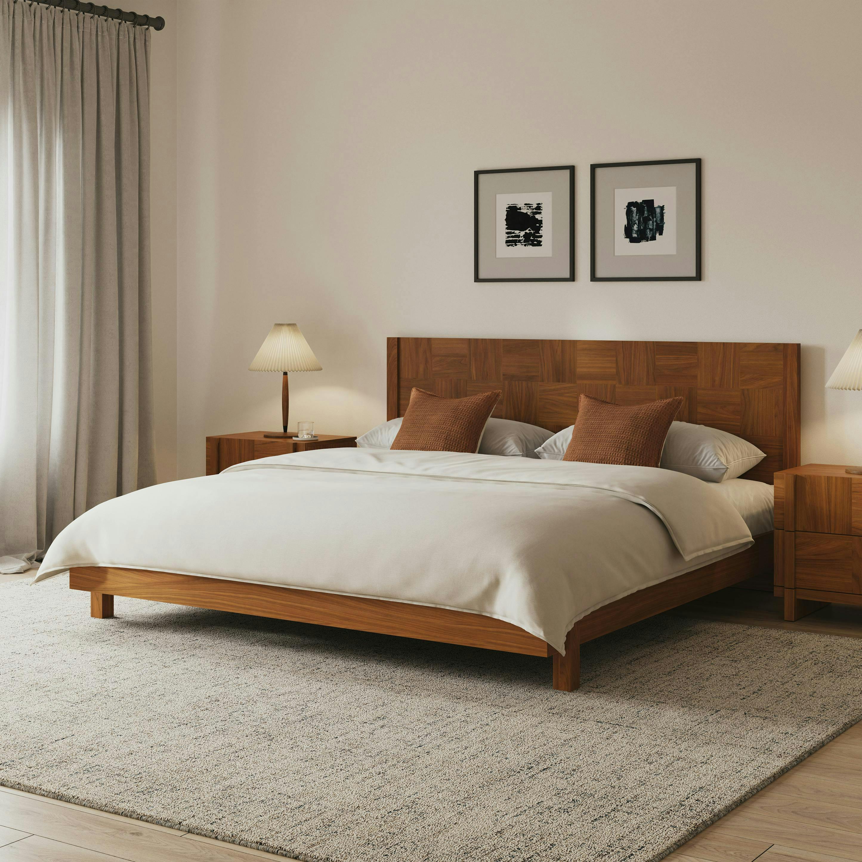 Ayra Walnut King Bed | Article